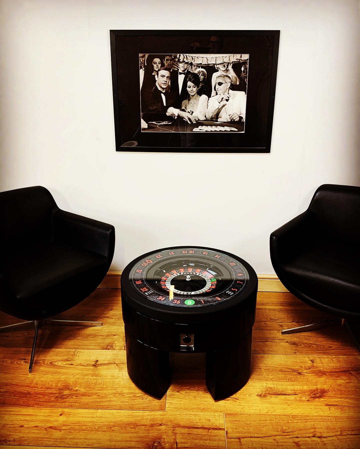 Black Piano in our showroom