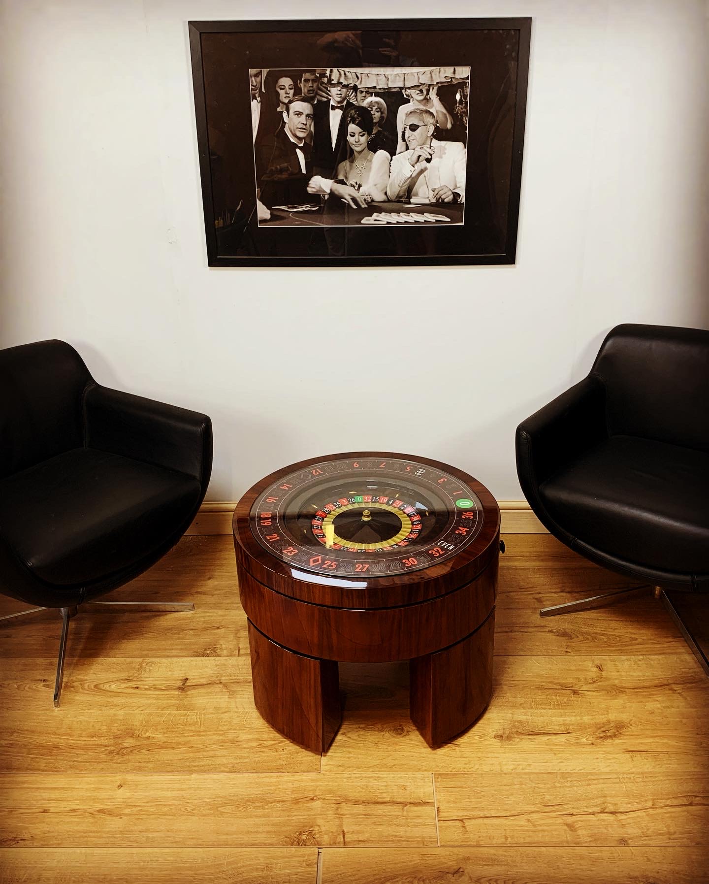 Figured Walnut in our showroom