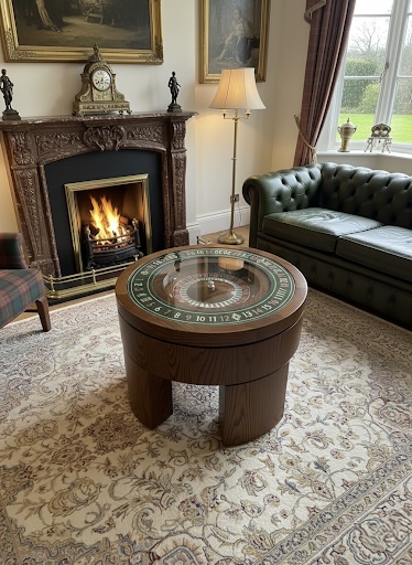 Matte oak finish in a country house setting